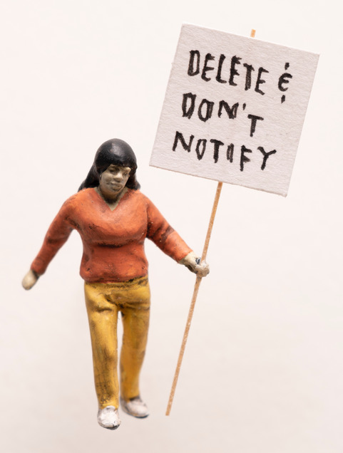 Artwork "Delete and Don't Notify" by artist Thomas Doyle