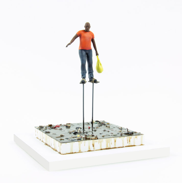 Artwork “Falter (Human #1)" by artist Thomas Doyle