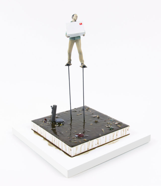 Artwork “Falter (Human #4)" by artist Thomas Doyle