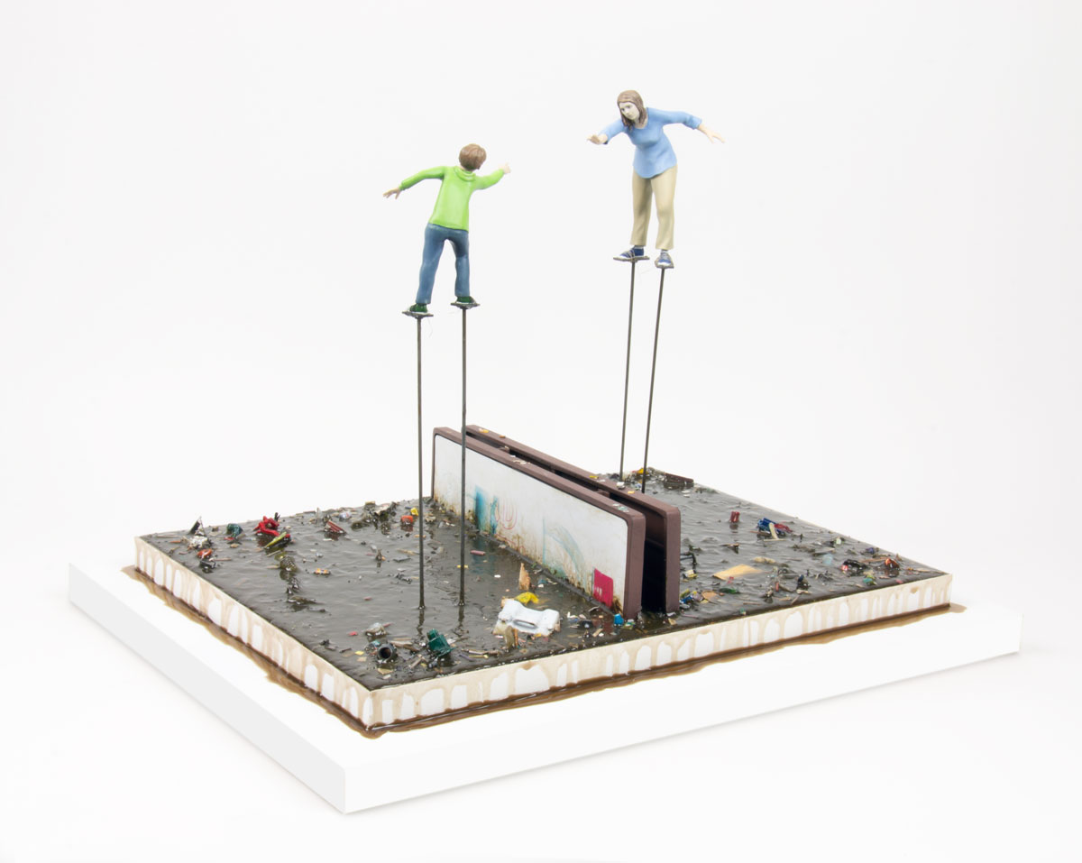 Artwork “Falter (Humans #12 and #13)" by artist Thomas Doyle