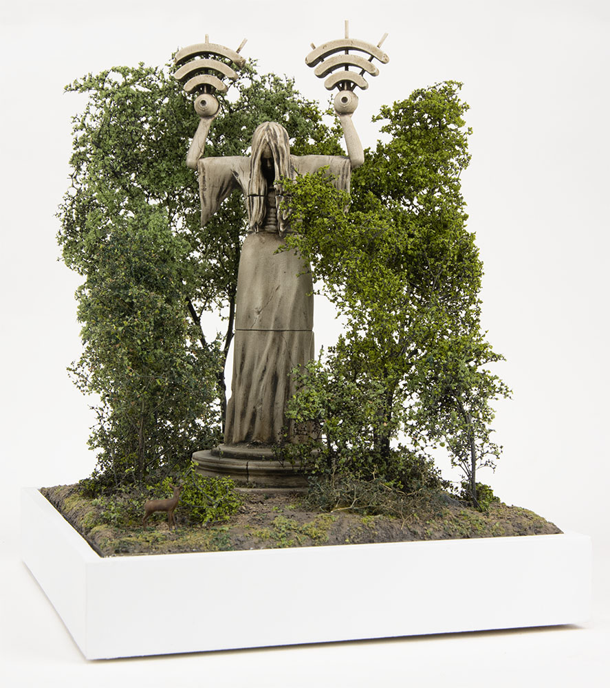 Image of artwork "Bad Gateway" by artist Thomas Doyle from the Clear History Series.