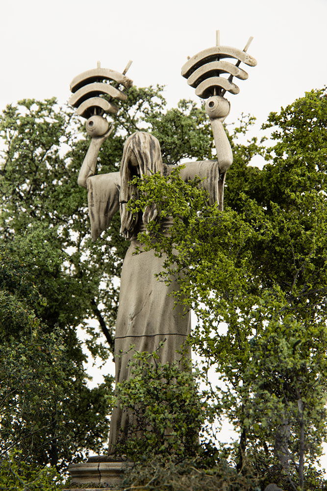 Image of artwork "Bad Gateway" by artist Thomas Doyle from the Clear History Series.